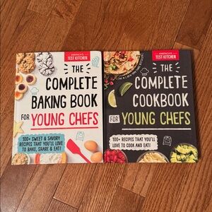 The Complete Baking and Cooking Book Set for Young Chefs